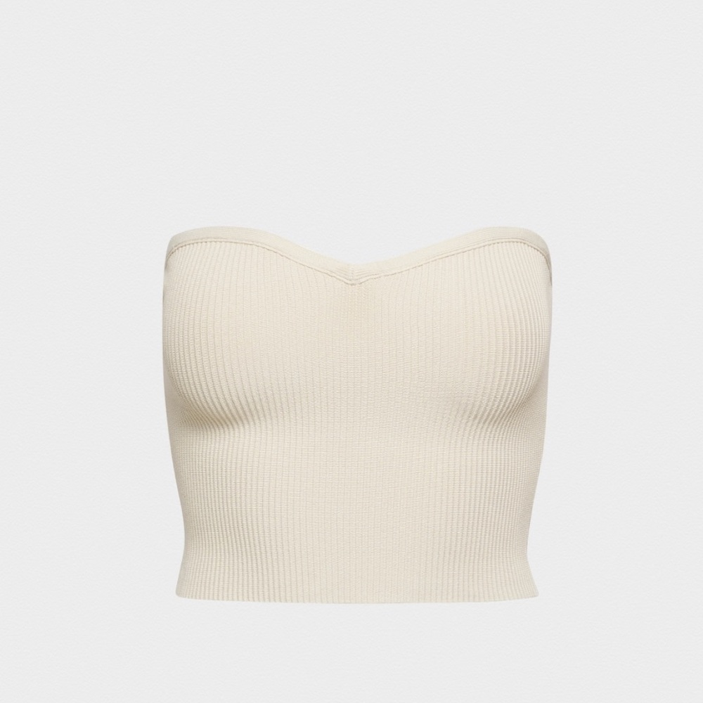 Babaton Sculpt Knit Sweetheart Top